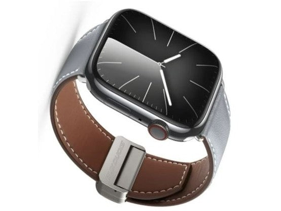 Apple AP-111 Smartwatch (Brown, Black Strap, 180)